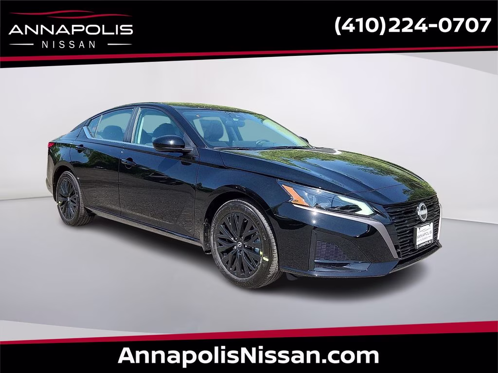2026 Super Black Clearcoat Nissan Altima 2.5 SV FWD Sedan