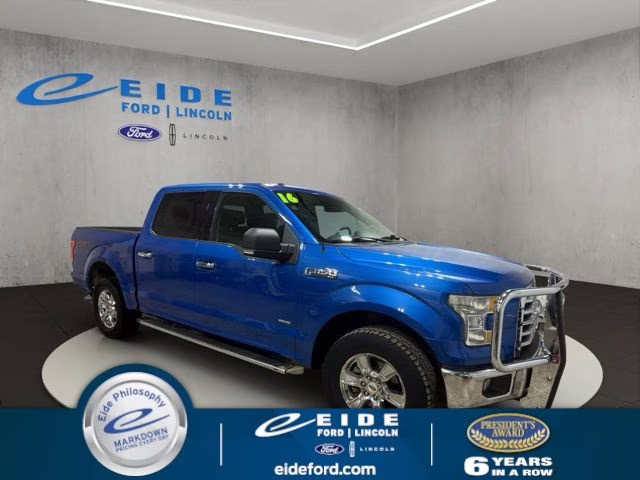 2016 Blue Flame Metallic Ford F-150 XLT 4X4 Truck