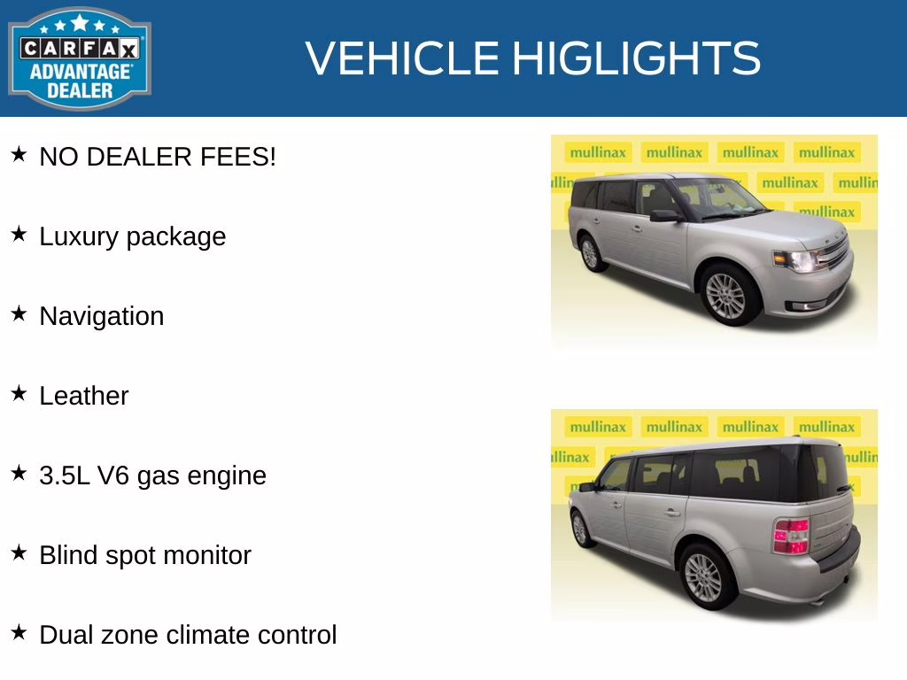 2019 Ingot Silver Ford Flex SEL FWD SUV