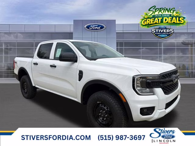 2026 Oxford White Ford Ranger XL 4X4 Truck