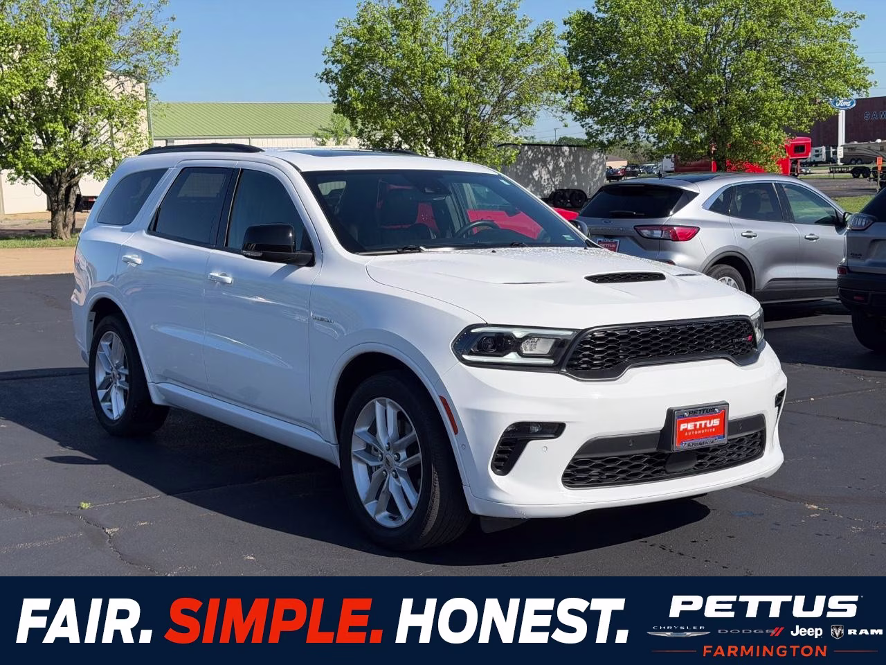 2023 White Knuckle Clearcoat Dodge Durango R/T Plus AWD SUV