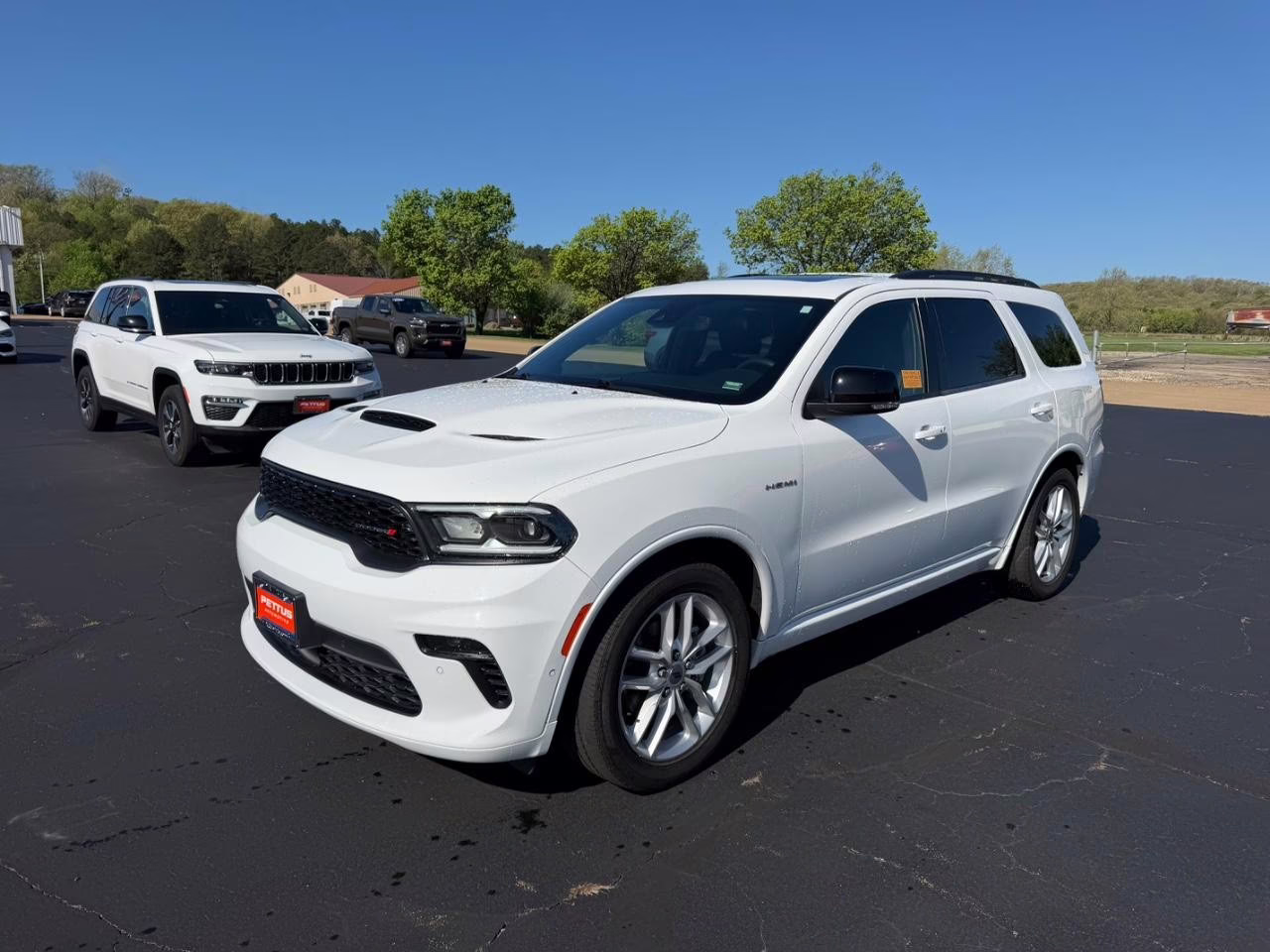 2023 White Knuckle Clearcoat Dodge Durango R/T Plus AWD SUV