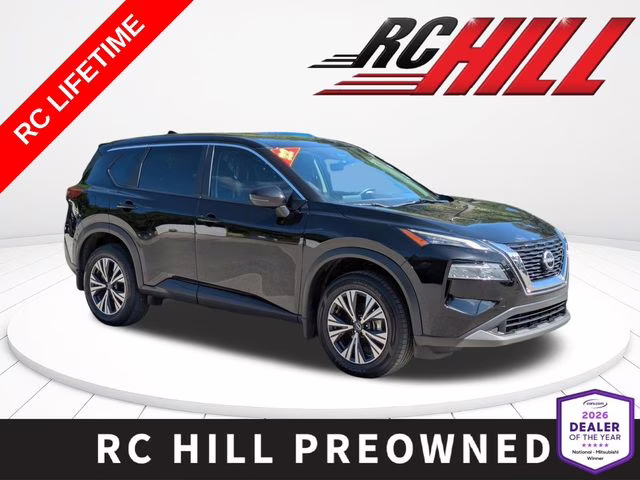2022 Super Black Nissan Rogue SV FWD SUV