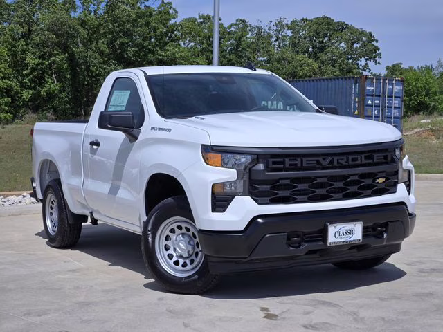 2026 Summit White Chevrolet Silverado 1500 WT RWD Truck
