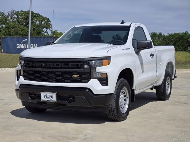 2026 Summit White Chevrolet Silverado 1500 WT RWD Truck