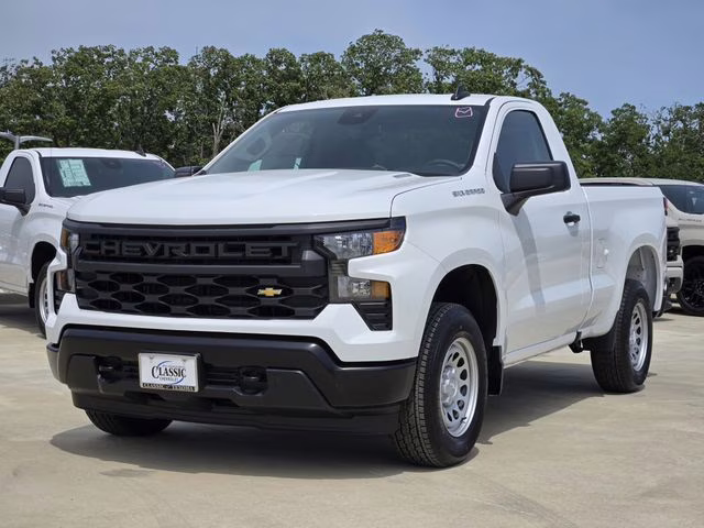 2026 Summit White Chevrolet Silverado 1500 WT RWD Truck