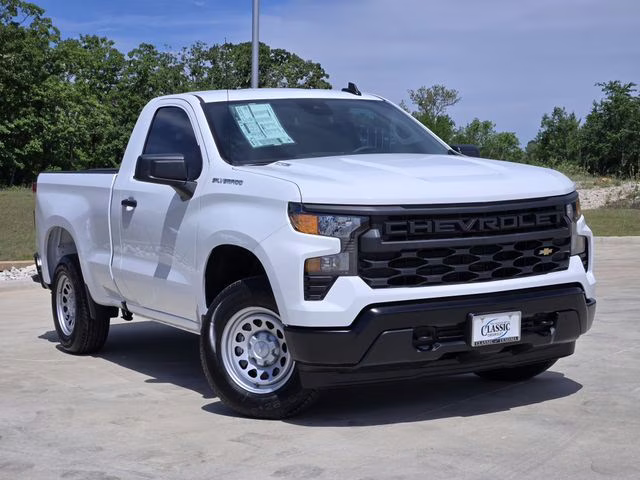 2026 Summit White Chevrolet Silverado 1500 WT RWD Truck