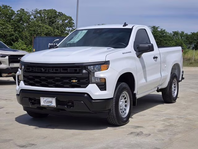 2026 Summit White Chevrolet Silverado 1500 WT RWD Truck