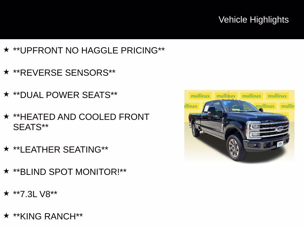 2025 Antimatter Blue Metallic Ford Super Duty F-250 SRW King Ranch 4X4 Truck