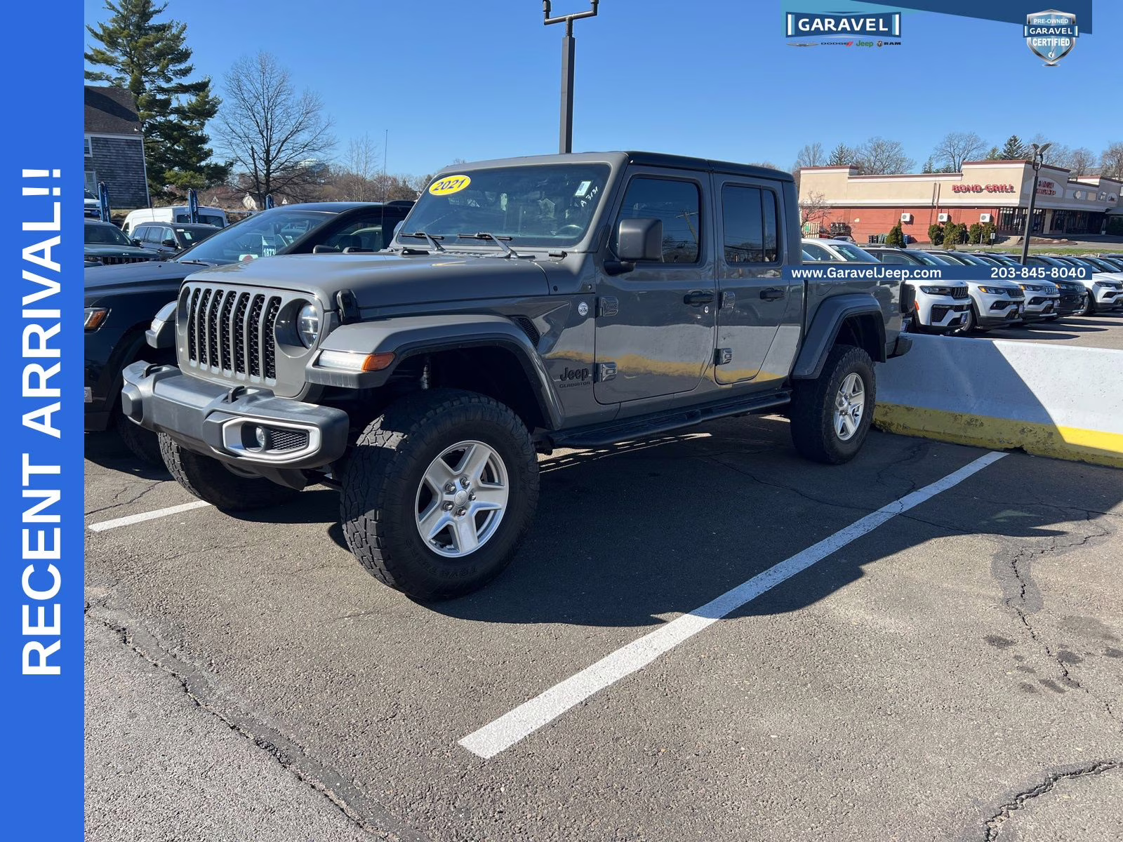 2021 Sting-Gray Clearcoat Jeep Gladiator Sport 4X4 Truck