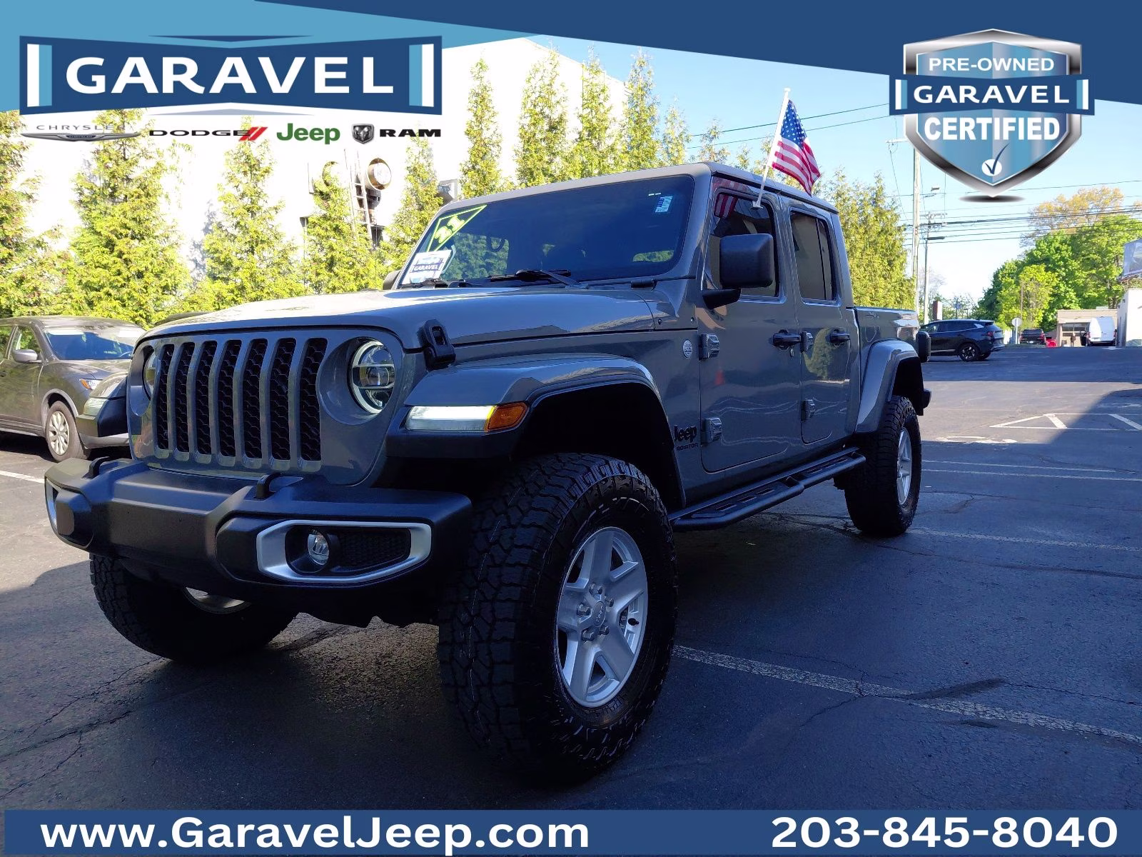 2021 Sting-Gray Clearcoat Jeep Gladiator Sport 4X4 Truck