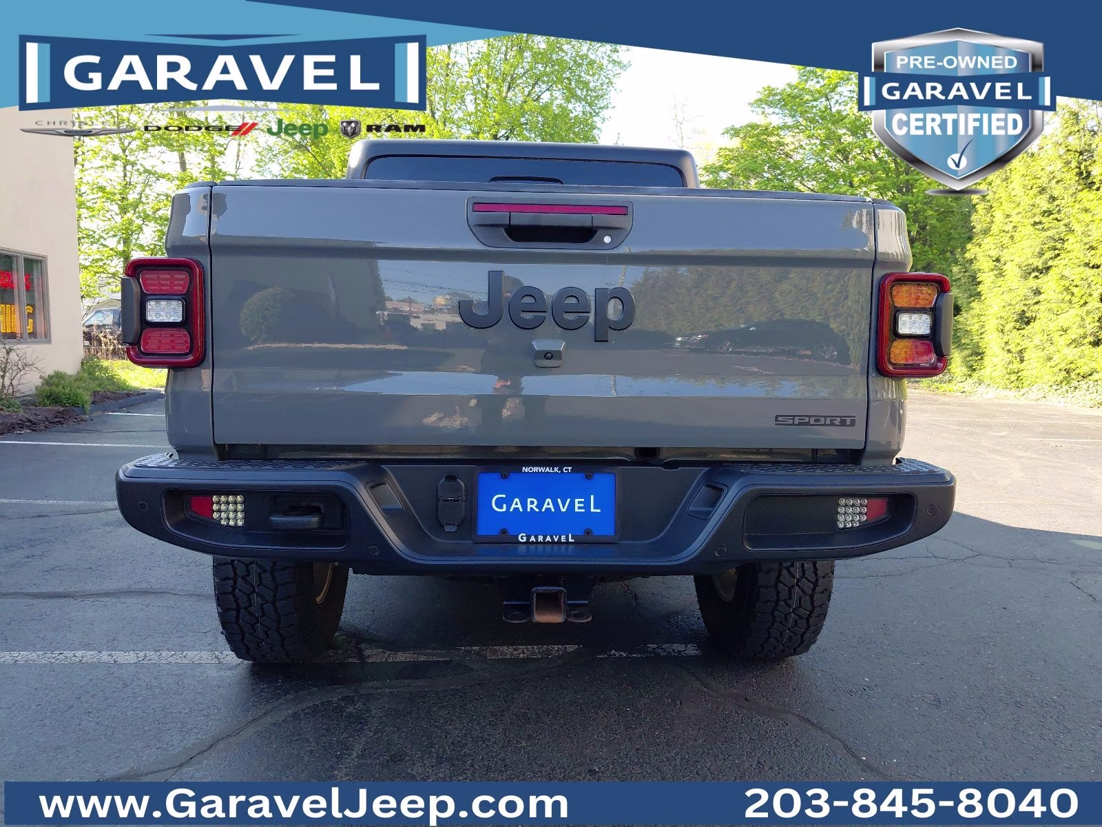 2021 Sting-Gray Clearcoat Jeep Gladiator Sport 4X4 Truck