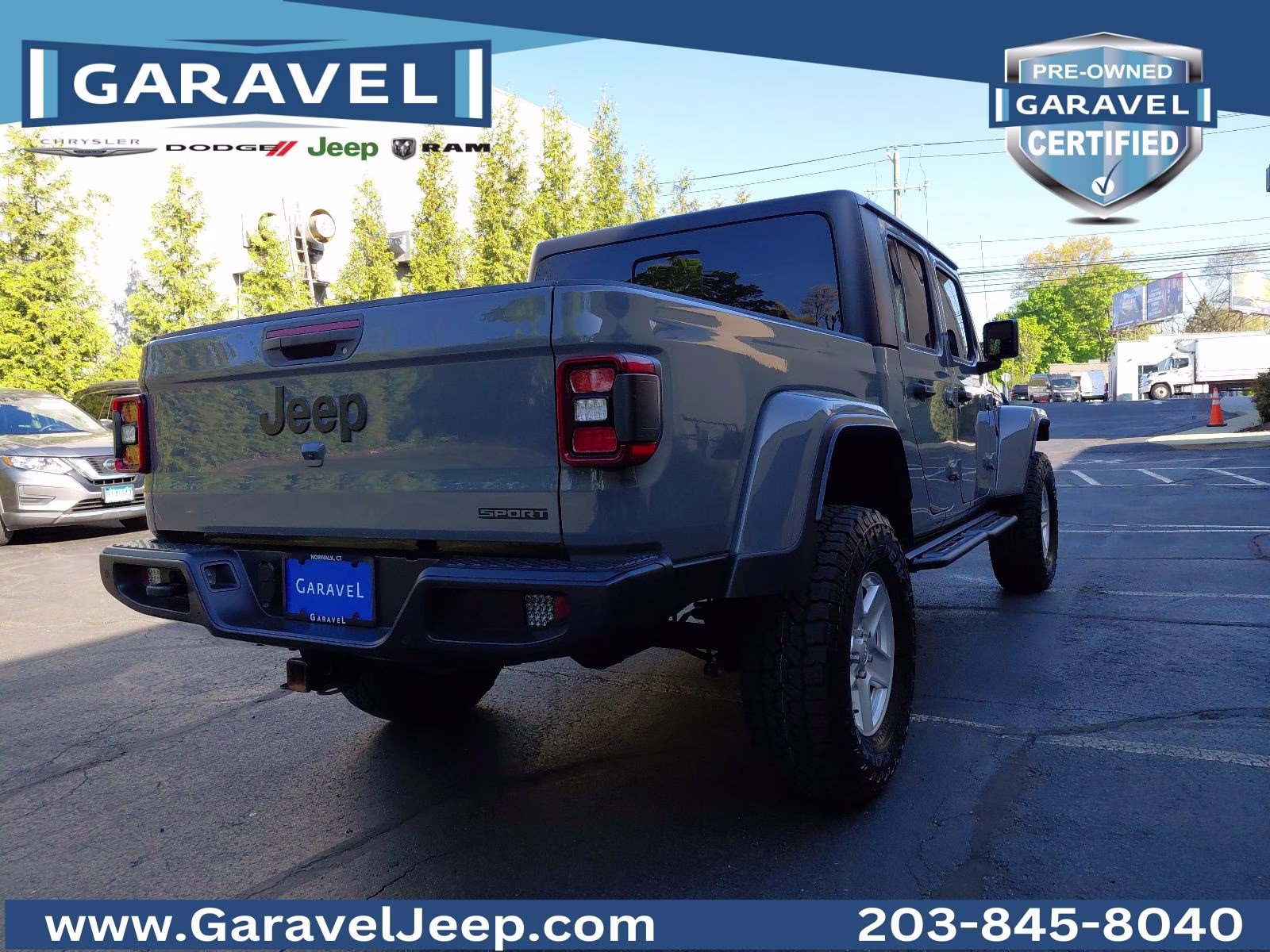 2021 Sting-Gray Clearcoat Jeep Gladiator Sport 4X4 Truck