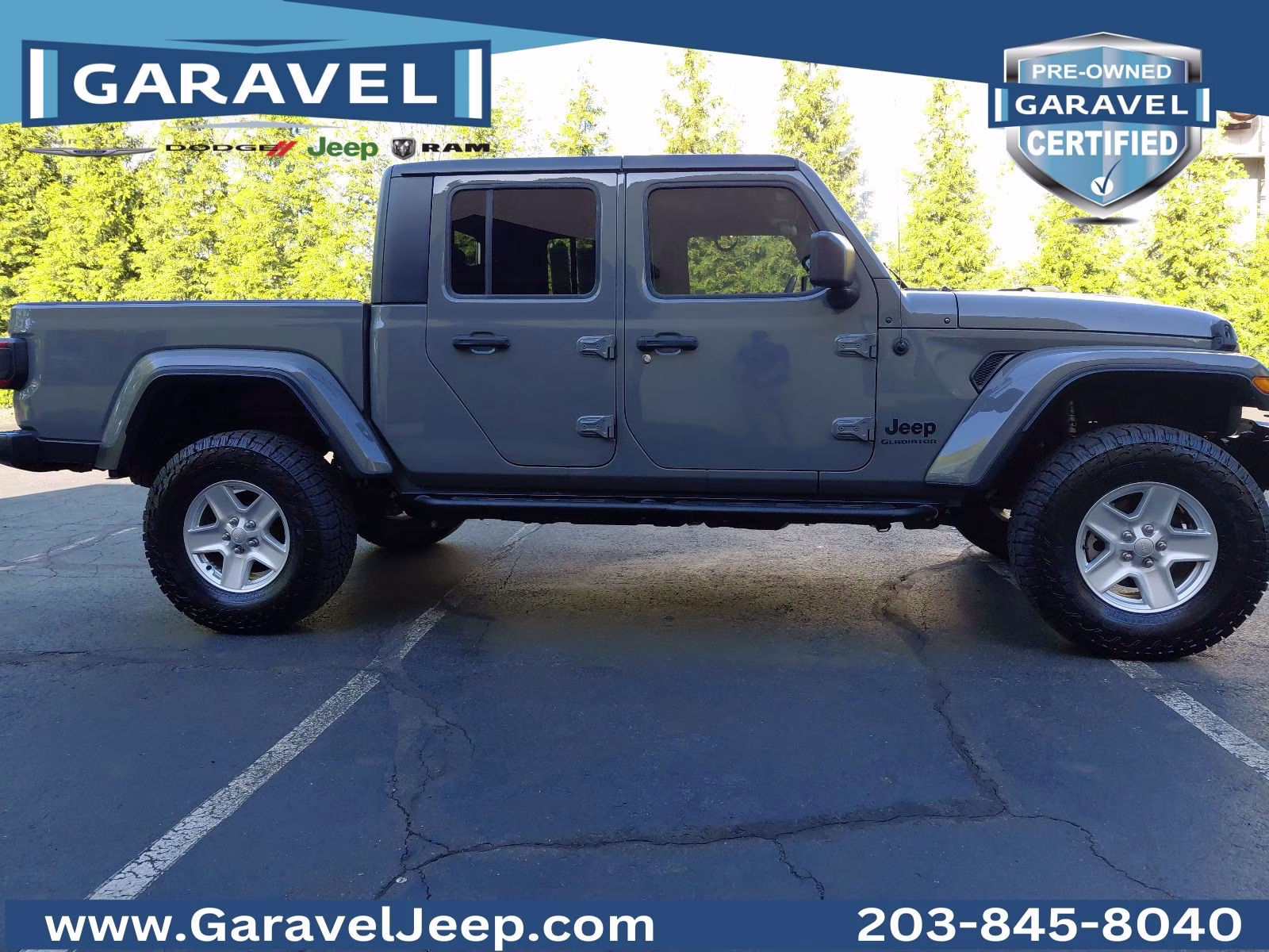2021 Sting-Gray Clearcoat Jeep Gladiator Sport 4X4 Truck