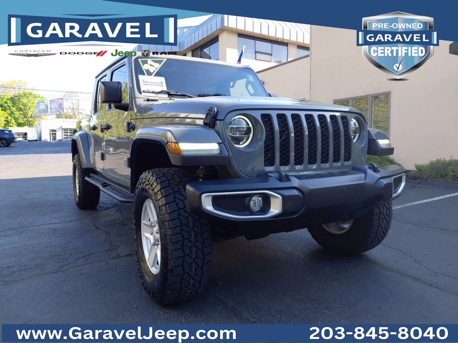 2021 Sting-Gray Clearcoat Jeep Gladiator Sport 4X4 Truck