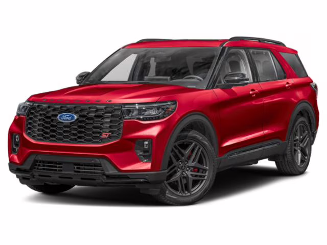 2026 Rapid Red Metallic Tinted Clearcoat Ford Explorer ST 4X4 SUV