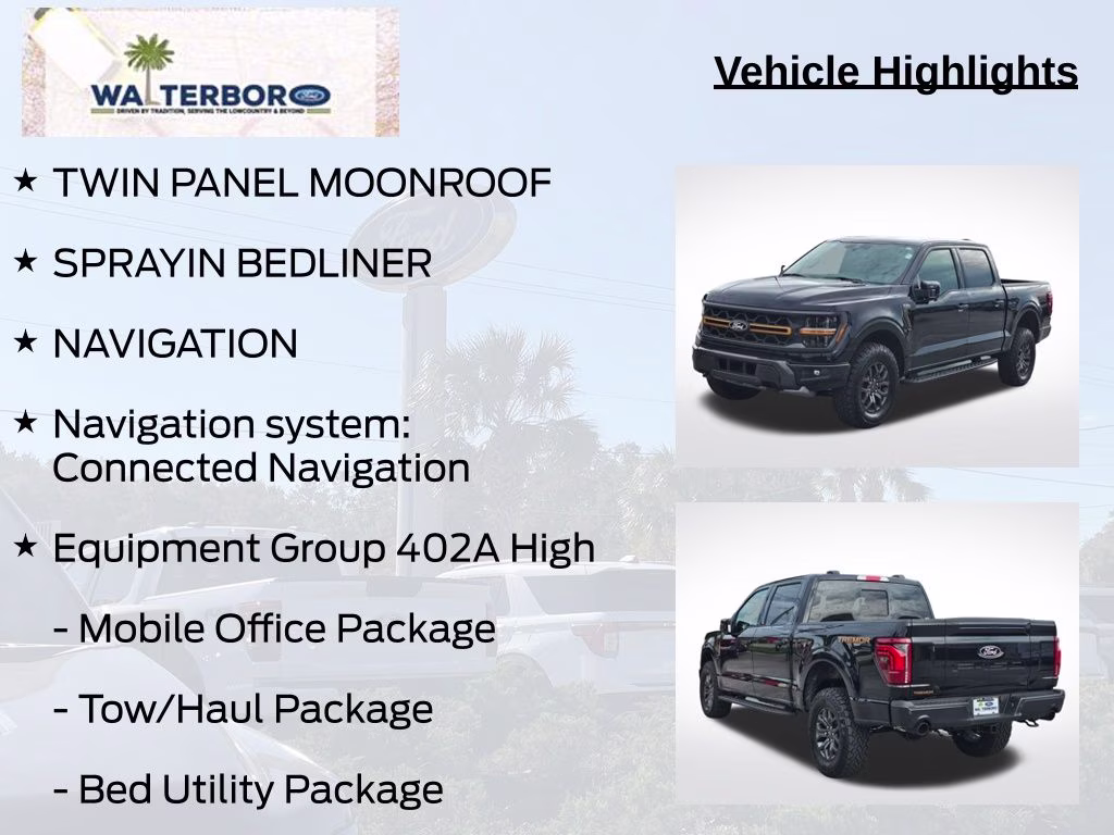 2026 Agate Black Metallic Ford F-150 Tremor 4X4 Truck