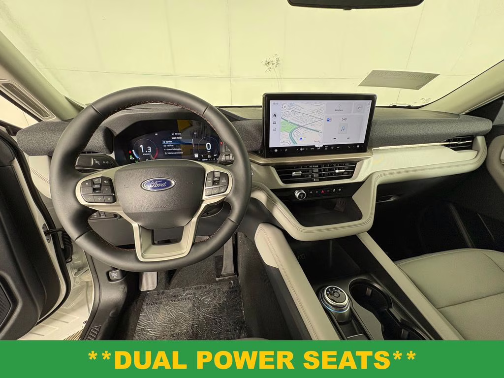 2026 Star White Metallic Tri-Coat Ford Explorer Active RWD SUV