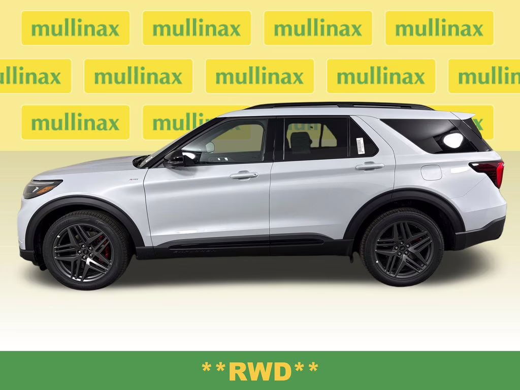 2026 Space White Metallic Ford Explorer ST-Line RWD SUV