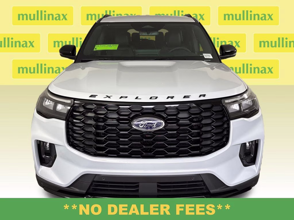 2026 Space White Metallic Ford Explorer ST-Line RWD SUV