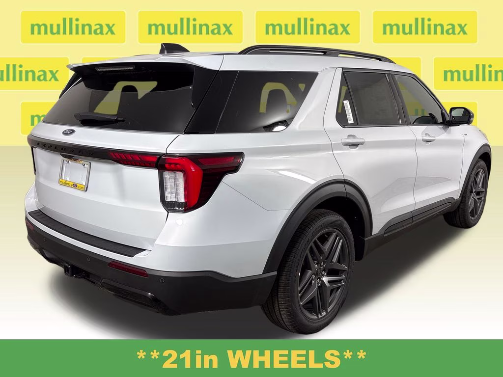 2026 Space White Metallic Ford Explorer ST-Line RWD SUV
