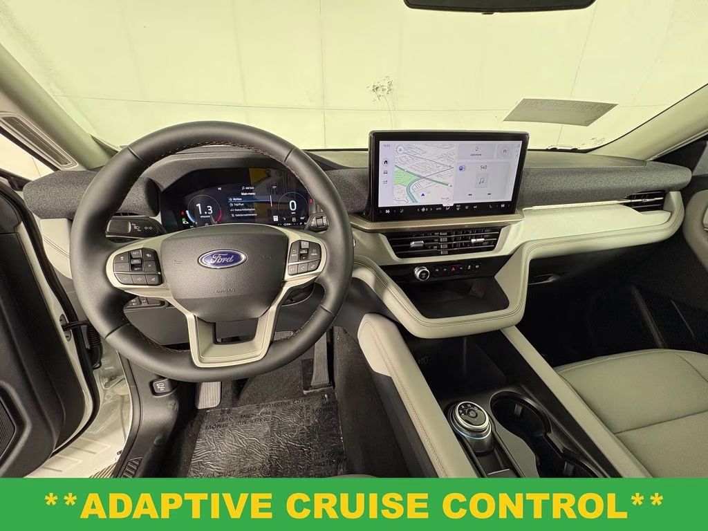 2026 Star White Metallic Tri-Coat Ford Explorer Active RWD SUV
