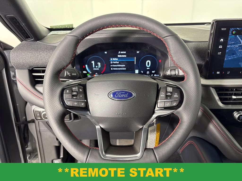 2026 Space White Metallic Ford Explorer ST-Line RWD SUV