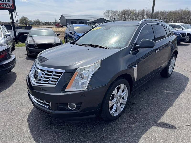 2015 Graphite Metallic Cadillac SRX Premium Collection AWD SUV