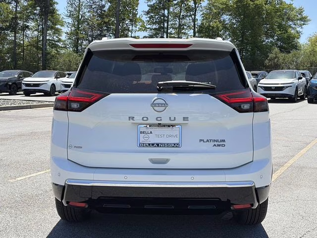 2026 Everest White Pearl Tricoat Nissan Rogue Platinum AWD SUV