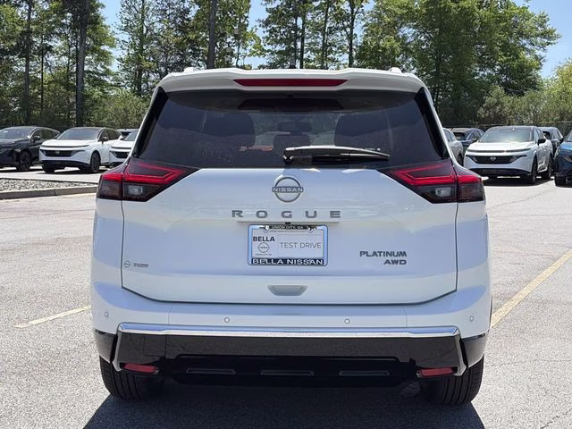 2026 Everest White Pearl Tricoat Nissan Rogue Platinum AWD SUV