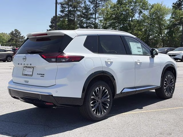 2026 Everest White Pearl Tricoat Nissan Rogue Platinum AWD SUV