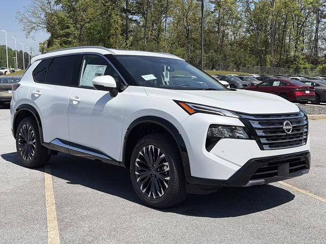 2026 Everest White Pearl Tricoat Nissan Rogue Platinum AWD SUV