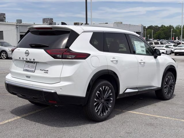 2026 Everest White Pearl Tricoat Nissan Rogue Platinum AWD SUV