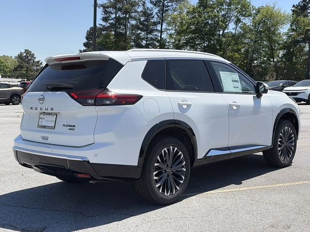 2026 Everest White Pearl Tricoat Nissan Rogue Platinum AWD SUV