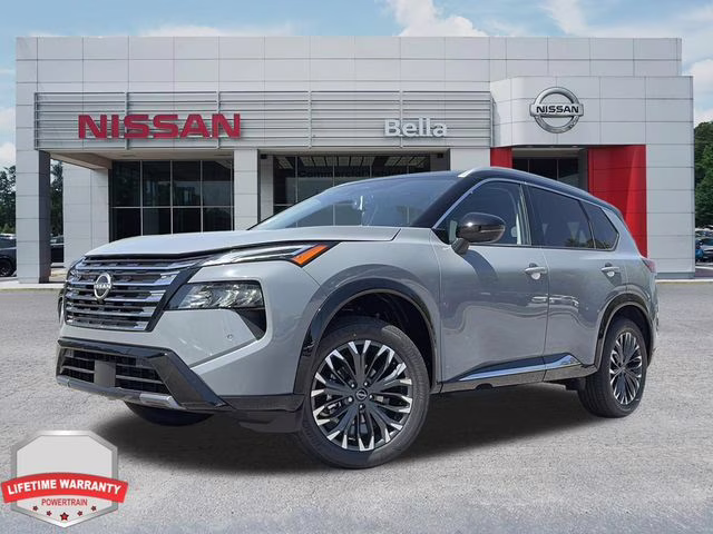 2026 Boulder Gray/Super Black Nissan Rogue Platinum AWD SUV