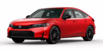 2026 Boost Blue Pearl Honda Civic Sport FWD Hatchback