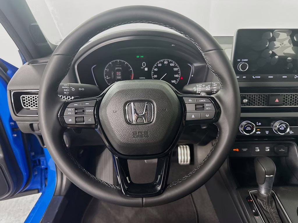 2026 Boost Blue Pearl Honda Civic Sport FWD Hatchback