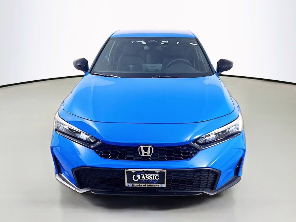 2026 Boost Blue Pearl Honda Civic Sport FWD Hatchback