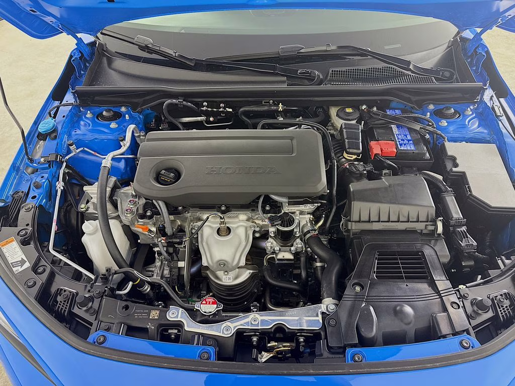2026 Boost Blue Pearl Honda Civic Sport FWD Hatchback