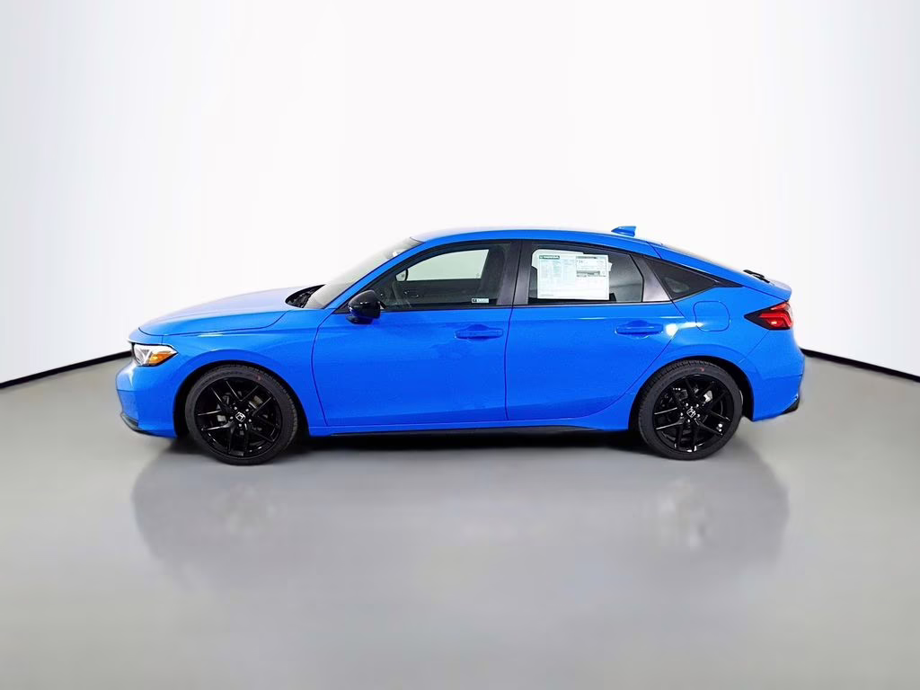 2026 Boost Blue Pearl Honda Civic Sport FWD Hatchback