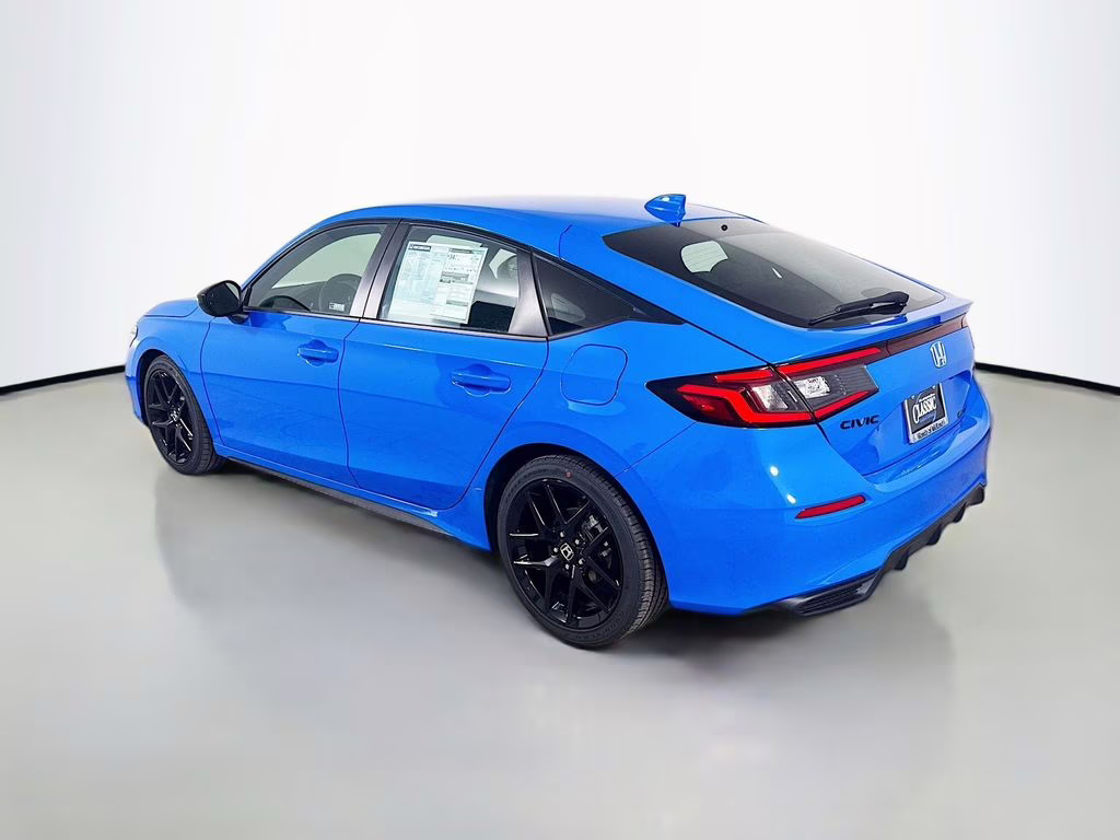 2026 Boost Blue Pearl Honda Civic Sport FWD Hatchback