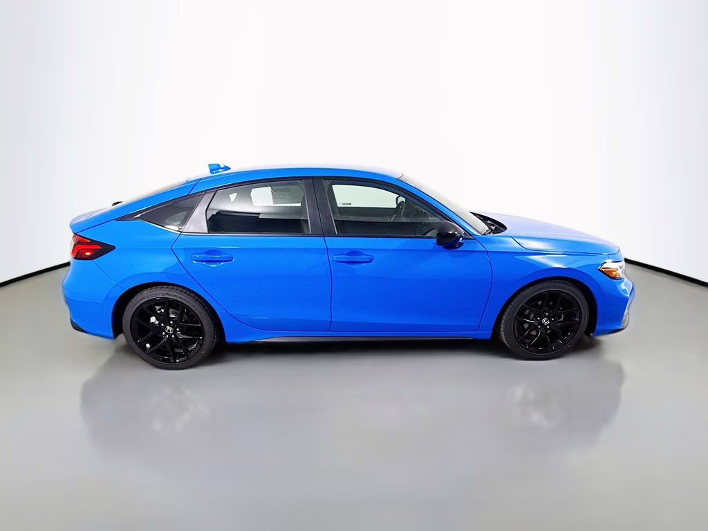 2026 Boost Blue Pearl Honda Civic Sport FWD Hatchback
