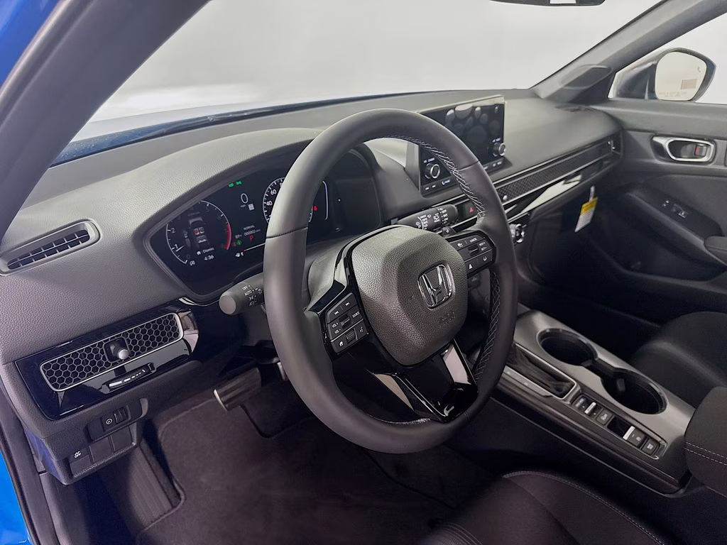 2026 Boost Blue Pearl Honda Civic Sport FWD Hatchback