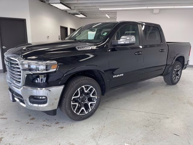 2026 Diamond Black Crystal Pearlcoat Ram 1500 Laramie 4X4 Truck