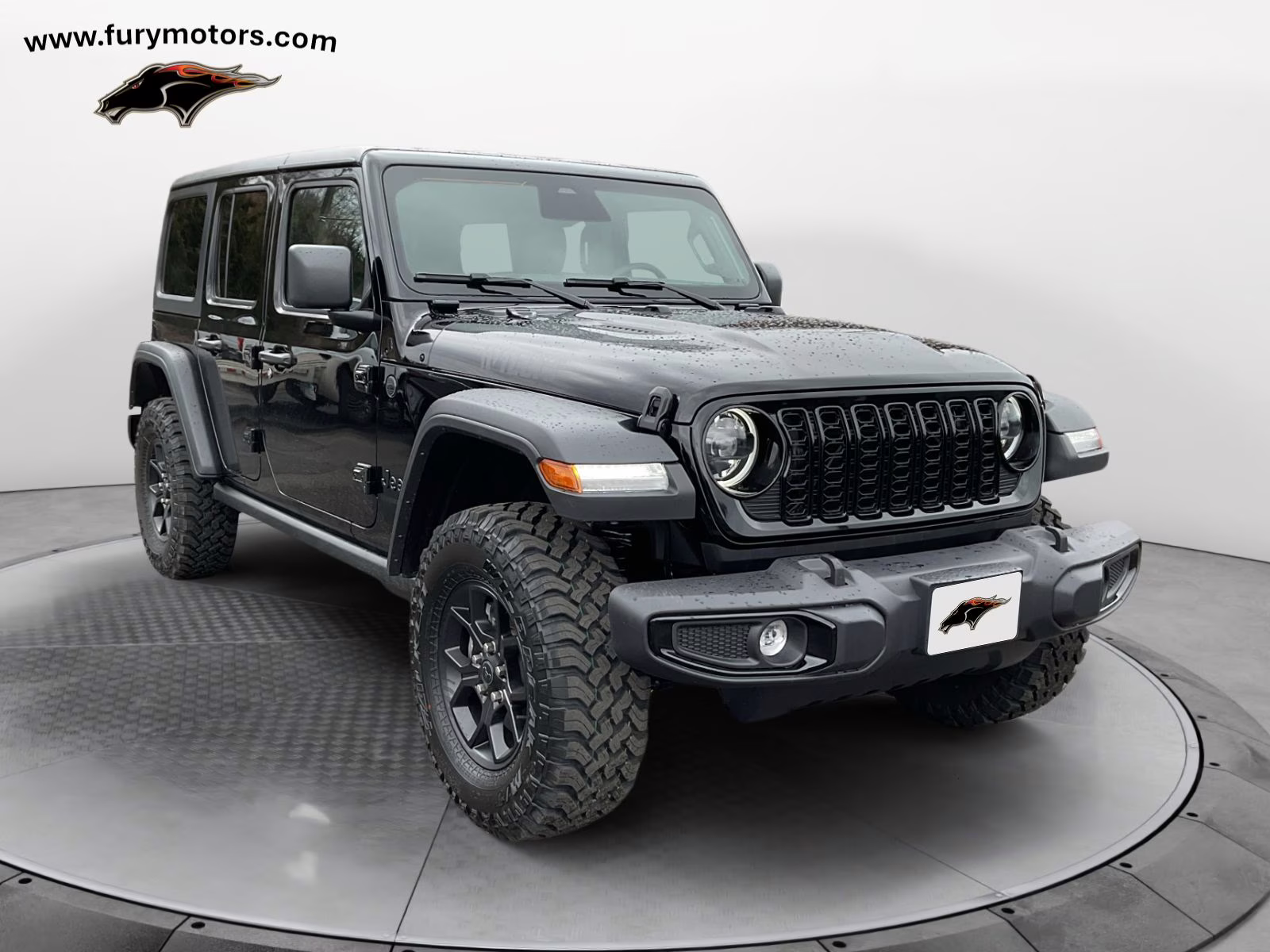 2026 black clearcoat Jeep Wrangler Willys 4X4 SUV