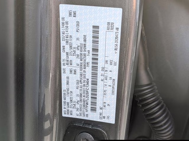 2025 Gray Metallic Ford F-150 Platinum 4X4 Truck
