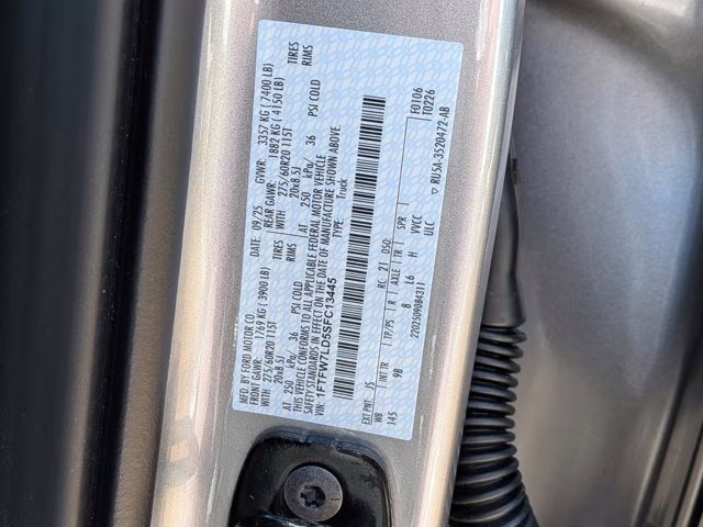 2025 Silver Metallic Ford F-150 Platinum 4X4 Truck