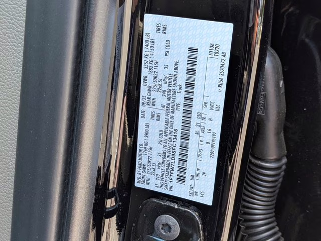 2025 Black Metallic Ford F-150 Platinum 4X4 Truck