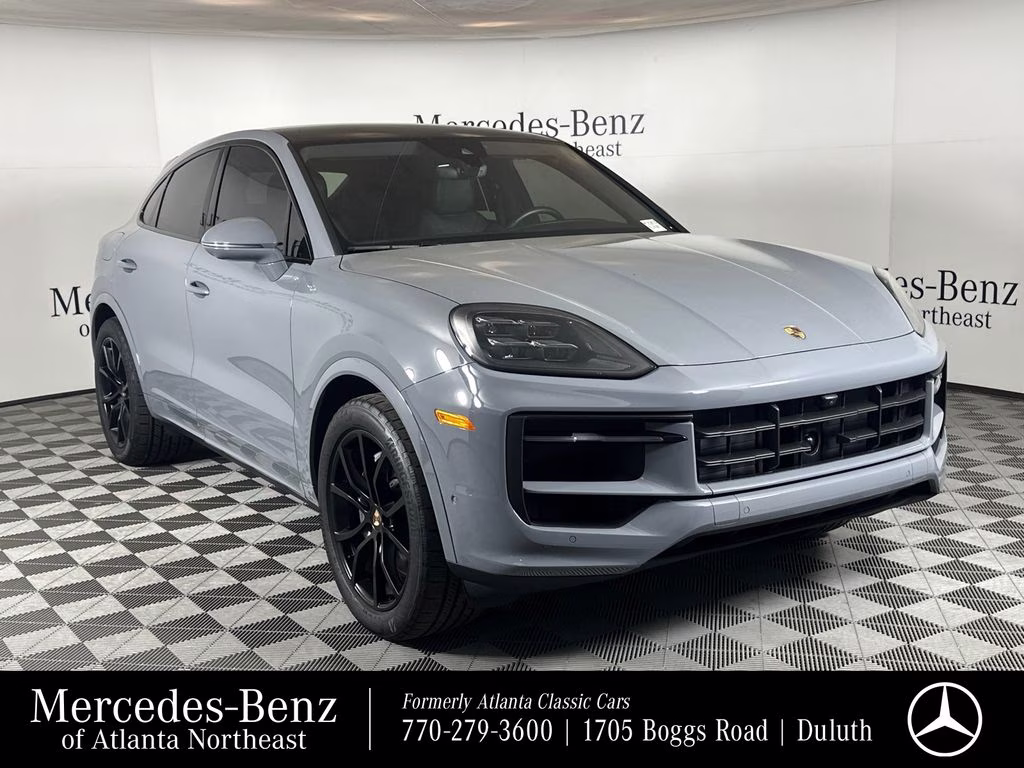 2025 Arctic Grey Porsche Cayenne Coupe Base AWD SUV