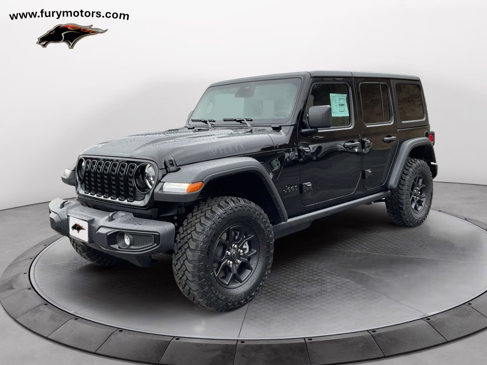 2026 black clearcoat Jeep Wrangler Willys 4X4 SUV